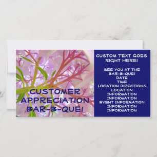 Cartes d'invitations Bar-B-Que d'appréciation des