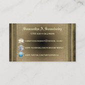 Cartes dirigeables de profil de visite d'air de (Dos)