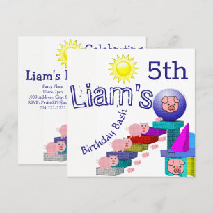 Cartes d'Ivitation du Mardi pour enfants