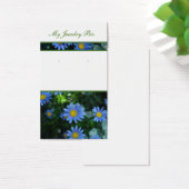 Cartes d'oreille à fleurs bleues (Bureau)