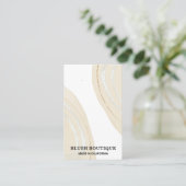 Cartes d'oreille Abstraites beiges (Debout devant)