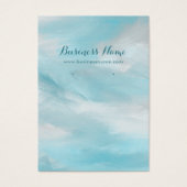 Cartes d'oreille Arrière - plan du ciel bleu d'été (Devant)