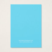 Cartes d'oreille Arrière - plan turquoise Aquarell (Dos)