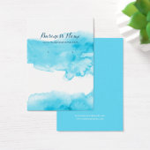 Cartes d'oreille Arrière - plan turquoise Aquarell (Bureau)