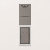 Cartes d'oreille auto-stand de dentelle de cadre d (Outside Unfolded)