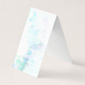 Cartes d'oreille en Ballet Bleu et Blanc (Devant)