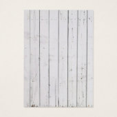 Cartes d'oreille en bois blanc Patiné (Dos)