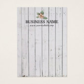 Cartes d'oreille en bois blanc Patiné (Devant)