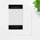 Cartes d'oreille en os de cerf noir et blanc (Bureau)