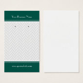 Cartes d'oreille en sanglier gris-blanc foncé (Devant & derrière)