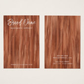 Cartes d'oreille en terre cuite (Devant & derrière)