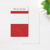 Cartes d'oreille Red Paisley (Bureau)