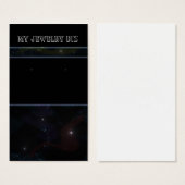 Cartes d'oreille spatiale (Devant & derrière)