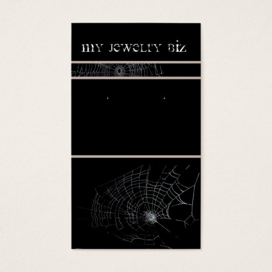 Cartes d'oreille Spiderweb (Devant)