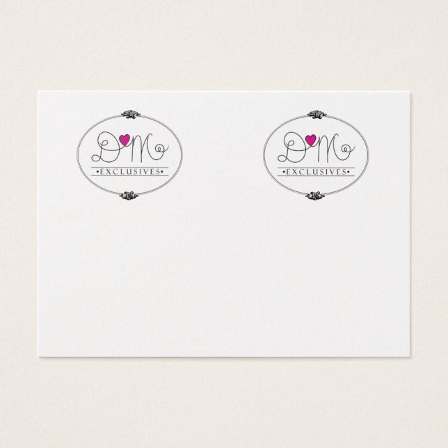Cartes d'oreilles professionnelles (Devant)