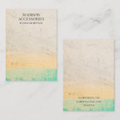 Cartes d'oreilles professionnelles personnalisées (Devant / Derrière)