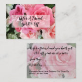 Cartes d'orientation client (Devant / Derrière)