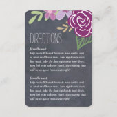Cartes d'orientation Mariage de fleurs radiantes (Devant)
