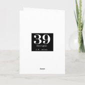 cartes d'ornement de Noël (Dos)