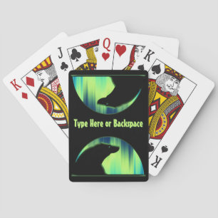 Cartes d'ours Aurora Cartes de jeu personnalisées 
