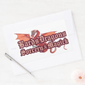 Cartes, Dragons, Stickers Sorcery et Magick (Enveloppe)