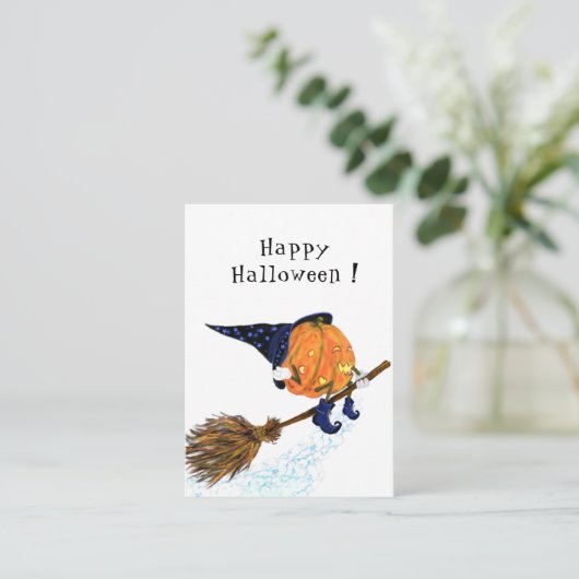 Cartes drôles de citrouilles d'Halloween (Debout devant)