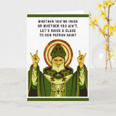 Cartes drôles de la Saint-Patrick (Fleur jaune)