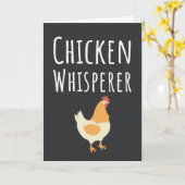 Cartes drôles de poulet mignon Animaux Oiseaux Ani (Fleur jaune)