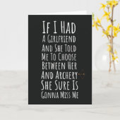 Cartes drôles de tir à l'arc pour hommes adolescen (Fleur jaune)