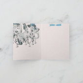 Cartes du 18ème siècle de salutation/note de ~ de (Intérieur)