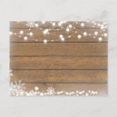 Cartes du boîtier du Mariage de réception d'hiver (Dos)