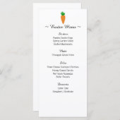 Cartes du dîner de Pâques (Devant / Derrière)