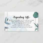 Cartes du Fonds de dons de lune de miel Eucalyptus (Devant)