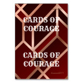 Cartes du jeu Courage (Par défaut)