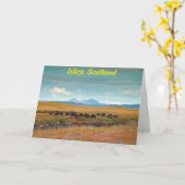 Cartes du Jura d'Islay, Ecosse (Fleur jaune)
