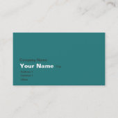 Cartes du monde en turquoise (Devant)