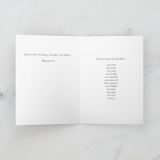 Cartes du Nouvel An (Intérieur)