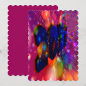 Cartes du Nouvel An, 2021, Carte de vacances (Devant / Derrière)