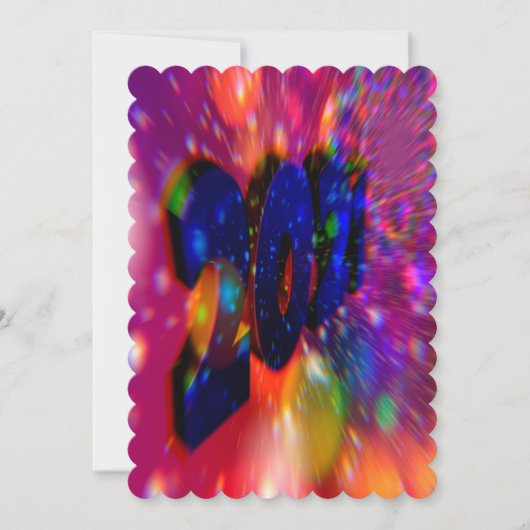 Cartes du Nouvel An, 2021, Carte de vacances (Devant)