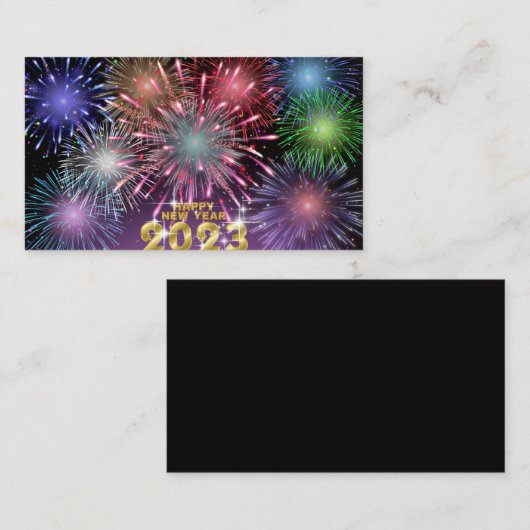Cartes du Nouvel An, 2023, (Devant / Derrière)