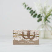 Cartes du site web de la collection Rustic Horsesh (Debout devant)