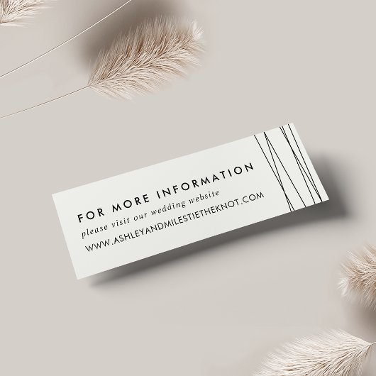 Cartes du site Web Mariage de la ligne | Noir et b