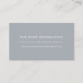 Cartes du site web Mariage en ardoise bleue (Devant)
