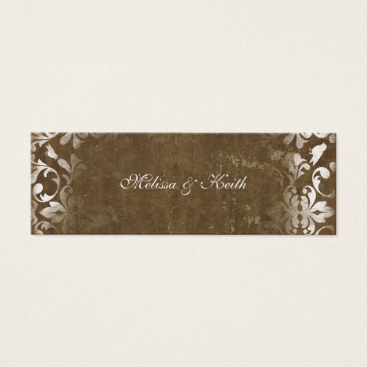 Cartes du site web mariage {Espresso} (Devant)