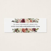 Cartes du site web Mariage Rustique Bloom | Mini (Devant)