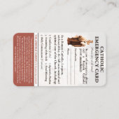 Cartes d'urgence (Devant)