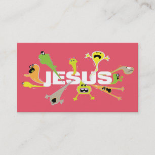 Cartes effrayantes d'écriture sainte de Jésus