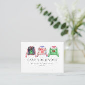 Cartes électorales moches du pull de Noël (Debout devant)