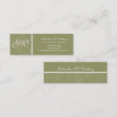 Cartes élégantes de maman de fleur (Devant / Derrière)