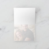 Cartes élégantes de Merci (Intérieur)